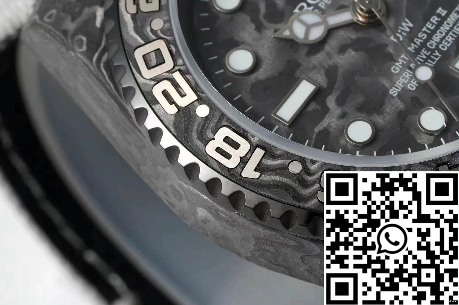 Rolex Carbon Diw Fabric Fiber II GMT-MASTER Dial Strap 0522